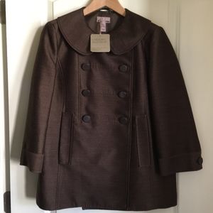 H&M 60's style Pea coat jacket NWT